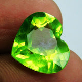 10.12 Carat Natural Peridot Heart Shape – Certified Green Loose Gemstone