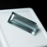 Light blue sapphire, natural and certified.