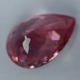 Certified pear cut Padparadscha sapphire 10.15 carat natural gemstone