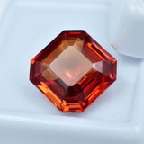 8.90 ct natural sapphire Padparadscha square cut certified loose gem