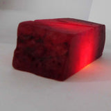 Earth Mined Natural Ruby Red 458 Ct Huge Rough CERTIFIED Loose Gemstone