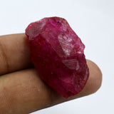 CERTIFIED Rough Uncut 64.45 Carat Natural Red Ruby Loose Gemstone Huge Size
