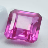 eye Clean Burma Pink Ruby 8.70 Ct Square Shape - Natural Loose Gemstone Display