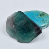 59.75 Ct Multi Color Fluorite Uncut Raw Rough CERTIFIED Natural Loose Gemstone