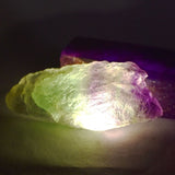 Raw Uncut Multi Color 74 Carat Natural Fluorite rough stone