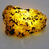 75 Ct Huge Rough Earth Mined Natural Yellow Sapphire CERTIFIED Loose Gemstone