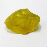 Natural Sapphire Yellow 222 Ct Huge Rough Earth Mined CERTIFIED Loose Gemstone