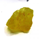 238.5 Ct Natural SAPPHIRE Huge Rough Earth Mined CERTIFIED Yellow Loose Gemstone