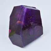 Huge Size Purple Sapphire Rough 555 Ct Natural Uncut CERTIFIED Loose Gemstone