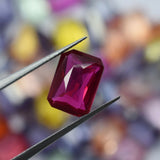 Untreated Sapphire Emerald Cut CERTIFIED Gemstone Lot