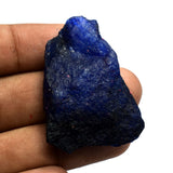 86.20 Ct Blue Natural Sapphire Uncut Rough Loose Gemstone CERTIFIED Huge Size