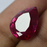 10.85 ct natural pink sapphire pear cut AAA+ certified loose stone