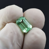 Natural bluish-green grandidierite gemstone, 12.00 ct.