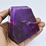 Huge Size Purple Sapphire Rough 2500 Ct Natural Uncut CERTIFIED Loose Gemstone