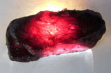 Earth Mined CERTIFIED Huge Size 43 Carat Natural Red Garnet Rough Loose Gemstone