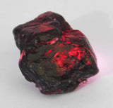 Earth Mined Rough CERTIFIED 61 Carat Natural Red Garnet Loose Gemstone