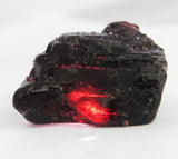 62 Ct Natural Garnet Earth Mined Rough CERTIFIED Red Garnet Rough Loose Gemstone