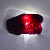 CERTIFIED 50.35 Ct Natural RED Garnet Uncut Raw ROUGH Huge Size Loose Gemstone
