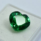 Untreated Green Garnet Best Heart Cut 10.40 Ct CERTIFIED Loose Gemstone Natural.