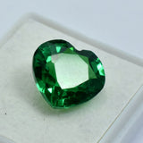 Untreated Green Garnet Best Heart Cut 10.40 Ct CERTIFIED Loose Gemstone Natural.