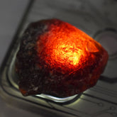 AMBER 46.85 Ct Natural UNCUT Raw ROUGH CERTIFIED Red Loose Gemstones