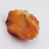 Earth Mined Natural Orange Sapphire 145 Ct Uncut Rough Loose Gemstone CERTIFIED