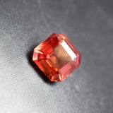 Loose Gemstone 9 Ct Certified Natural Orange Sapphire Square Cut