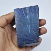 Natural Uncut Rough Earth Mined Blue Sapphire 786 Ct Loose Gemstone CERTIFIED