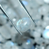 CERTIFIED Moonstone 18 Pcs Oval Shape White Natural Lot Loose Gemstone