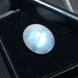 Authentic Loose Gemstone 2.35 Ct Natural white Moonstone Oval Shape CERTIFIED