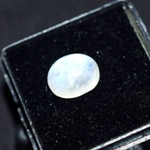 CERTIFIED 3.70 Ct Natural Amazing white Moonstone Oval Shape Loose Gemstone