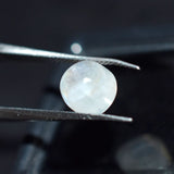 Natural White Round Cut Moonstone High Grade Quality 3.40 Ct CERTIFIED Gemstone