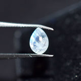 CERTIFIED Loose Gemstone 1.80 Carat Natural White Moonstone Pear Shape