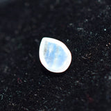 CERTIFIED Loose Gemstone 1.80 Carat Natural White Moonstone Pear Shape