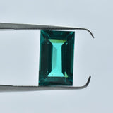 Certified Loose Gemstone – 9.63 Ct Emerald Cut Natural Green Brazilian Tourmaline