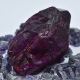 Natural UnCut 630.80 Ct Purple Tanzanite Raw Rough CERTIFIED Loose Gemstone