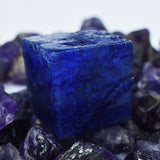 76.65 Ct Natural Blue Tanzanite Loose Gemstone CERTIFIED Uncut Rough