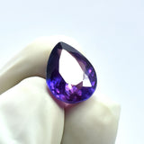 Authentic Natural Purple Tanzanite 5.15 Ct CERTIFIED Loose Gemstone Pear Cut.