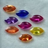 8 Pcs Natural Mix Sapphire Lot Marquise CERTIFIED Gemstone Lot 10x5mm