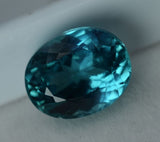 Natural 8.12 Ct Bluish Green Grandidierite Oval Cut Loose CERTIFIED Gemstone