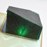 Dyed Rough Huge Size 314.10 Ct Natural Green Emerald CERTIFIED Loose Gemstone