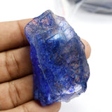 Huge Size Uncut Rough 197.30 Ct Natural Sapphire Blue CERTIFIED Loose Gemstone
