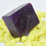Purple Sapphire Uncut Raw Rough 420.65 Carat Natural CERTIFIED Loose Gemstone