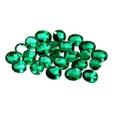 Lab-Created Emerald Mix Certified Lot 93.25 Ct Raw Uncut Blue Tanzanite Natural Loose Gemstone