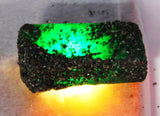Emerald Green 83.55 Carat Natural Dyed Raw Uncut Rough Loose Gemstone CERTIFIED