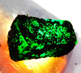 Emerald Green 83.55 Carat Natural Dyed Raw Uncut Rough Loose Gemstone CERTIFIED