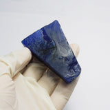 Natural Sapphire Blue Rough 481.75 Ct CERTIFIED Loose Gemstone Uncut Rough