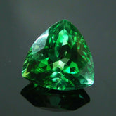 Natural Green Montana Sapphire 8 Ct Loose Gemstone CERTIFIED Trillion Cut