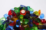 AA+ Mix Color Topaz Lab-Created Loose Gemstones - top view of mixed lot