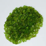Natural Green Peridot Rough 1000 Carat - close-up showing crystal texture